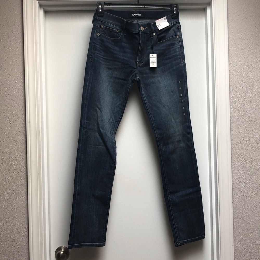 Express Mid Rise Stretch Skinny 6R